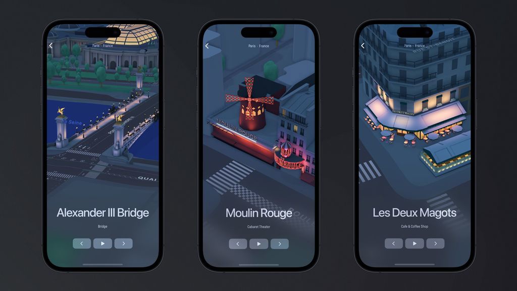 苹果为法国巴黎增强地图信息扩展自行车路线插图